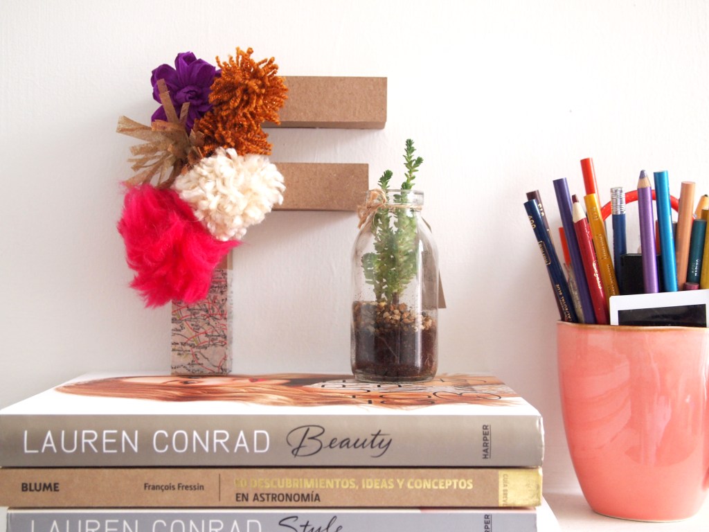 Letras con flores para decorar tu&nbsp;casa