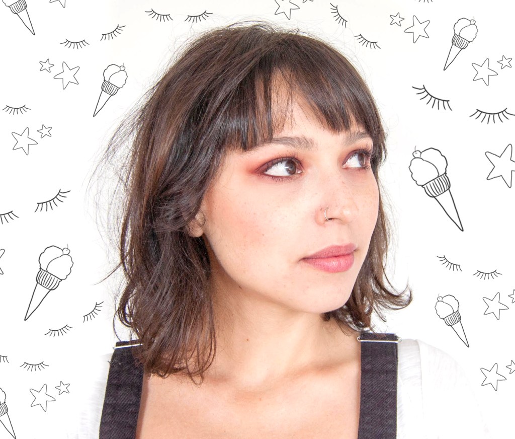 Look berenjena para los&nbsp;ojos