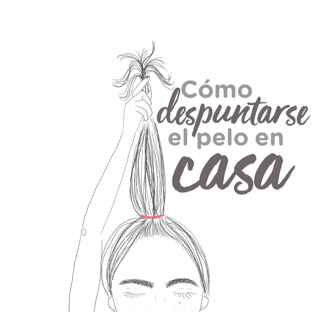 Cómo despuntarse el pelo en casa