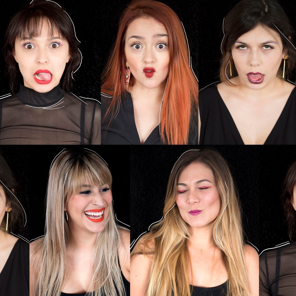 Maquillaje con bloques de&nbsp;color