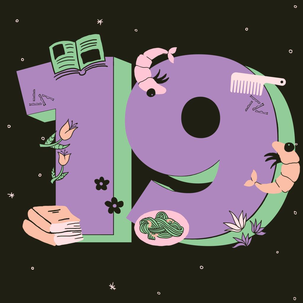 DÍA 19 | PEINADO PARA DORMIR, PASTA CON CAMARONES, LIBROS Y MARIE&nbsp;KONDO